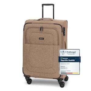 Redolz - Essentials 12 MEDIUM 4-Rollen Trolley 67 cm mit Dehnfalte Koffer & Trolleys 1 ct Braun Herren (79.99 € / 1 ct)