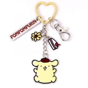 Sanrio The Carat Shop - Porte-cl&eacute;s avec breloques Pompompurin 15 cm