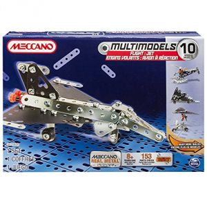 Meccano 6024809 - Avion à réaction 10 modèles