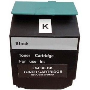 Image de Lexmark C540H2KG Noir - Toner compatible PREMIUM C540H2KG avec puce intégrée