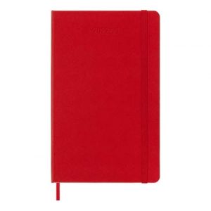 Moleskine Agenda scolaire 2022-2023 Semainier grand format Rigide Rouge