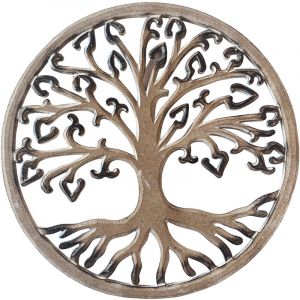 TDK IMPORT - Arbre de vie en bois Décoration murale