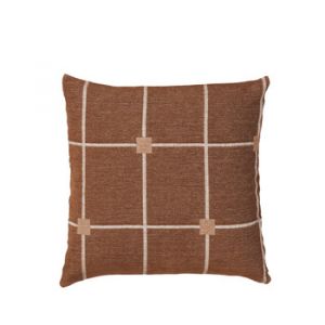 Broste Copenhagen Housses de coussins TILA Marron - Taille 50x50 cm