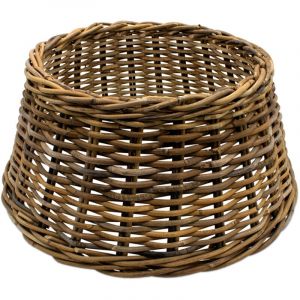 Spetebo - Jupe de sapin de Noël en saule - 60 cm - naturel (léger)