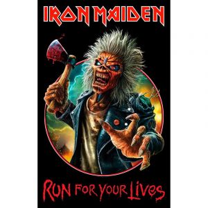 Iron Maiden Run For Your Lives - Drapeau - multicolore - Onesize - 100% nylon