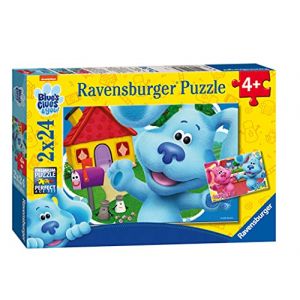 Ravensburger Puzzles 2x24 p - les amis blue & magenta / blue et ses amis