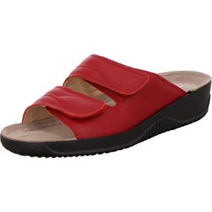 Image de Rohde Soltau-40 1940 Mules Femme, Pointure:36 EU, La Couleur:Rouge