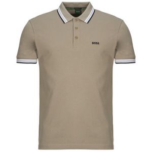 Boss Effect Hommes Paddy Polo Paddy en piqué de Coton avec sous-col logoté