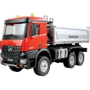 Amewi Mercedes-Benz Arocs Camion télécommandé 6 x 6 1:14 RTR Rouge, modèle de Camion télécommandé