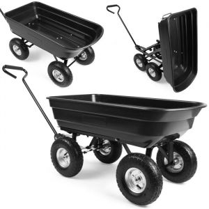 Chariot de jardin basculant - Humberg - 4871 - 75L - 300kg - Acier