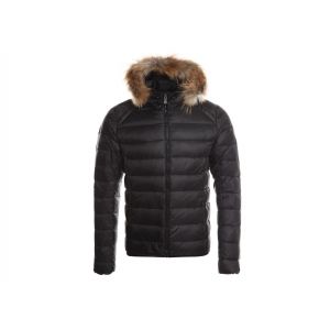 Jott - Doudoune Courte &Agrave; Capuche Pour Homme Grand Froid Prestige - Noir