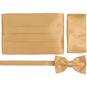 Suitable Cravates et accessoires Ceinture de smoking noeud Set L'or