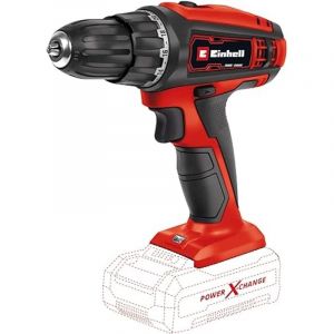 Einhell Perceuse-visseuse sans fil ? TC-AS 18 Li-Solo ? Couple 40 Nm ? 2 vitesses ? Plateforme Power X-Change