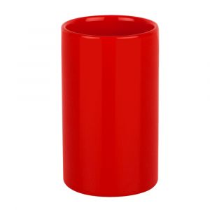 Spirella Gobelet Céramique TUBE Rouge - Rouge