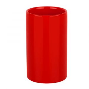 Image de Spirella Gobelet Céramique TUBE Rouge - Rouge