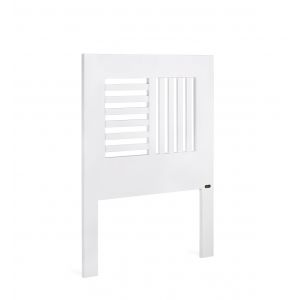 Décoration d'Autrefois Tête De Lit Bois Blanc 100x3x135cm