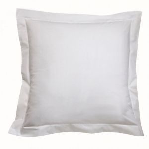 Taie d'oreiller percale de coton TERTIO - Blanc