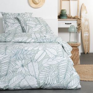 Today Parure de lit 2 personnes imprim&eacute; coton SUNSHINE LAURA