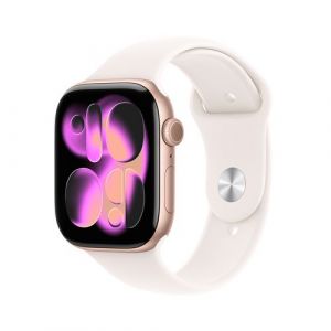 Apple Montre connectée WATCH 46mm Alu Or Rose Serie 11 S/M