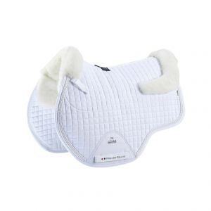 Tapis de selle amortisseur mouton synthétique intégré Premier Equine Pony Merino