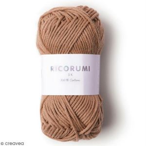 Rico Design Fil à crocheter en coton - Ricorumi - Praline - 25 g