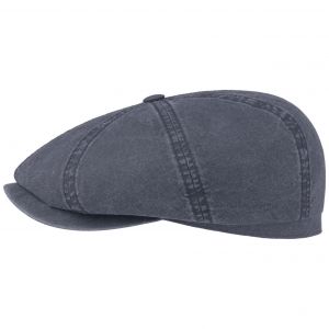 Stetson Casquette Hatteras en Coton Homme | Plate Gavroche avec Visiere Printemps-ete | S