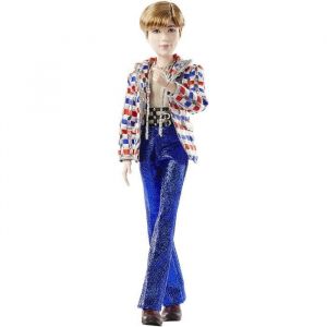 Mattel BTS x poupée Prestige RM, à l’effigie du membre du groupe de K-pop en tenue de scène, figurine à collectionner, GKC97