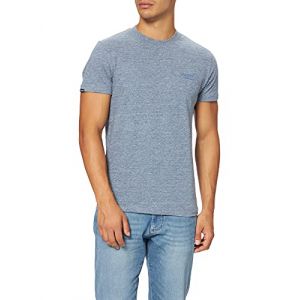 Superdry T-shirt &agrave; Manches Courtes Vintage Logo Embroidered S Creek Blue Grit Grindle