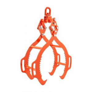 Pince Forestière pour Troncs 812 mm-VEVOR-Pince de Levage pour Bois Bûches Grumes Pivotante 4 Griffes Capacité de Levage 1000 kg