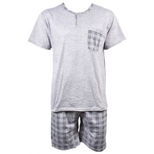 Pyjama Court Homme Eco Homewear 618 Gris