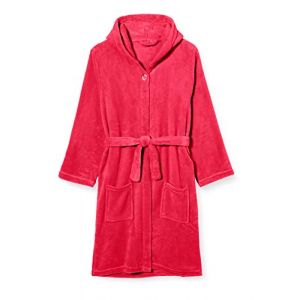 Playshoes Fleece-Bademantel, Morgenmantel Robe De Chambre, Rose (Pink 18), 110-116