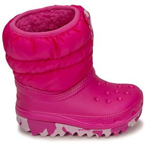 Crocs Bottes neige enfant CLASSIC NEO PUFF BOOT T - Couleur 24 / 25,23 / 24,25 / 26,27 / 28 - Taille Rose