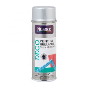Nuance Peinture aerosol - Argent - Brillant - 400ml