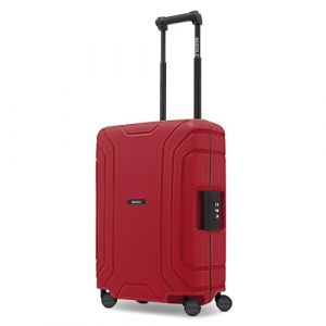 Redolz - Essentials 15 4-Rollen Kabinentrolley 55 cm mit Dreipunkt-Verschluss Handgep&auml;ckkoffer 1 ct Rot Herren (79.99 &euro; / 1 ct)