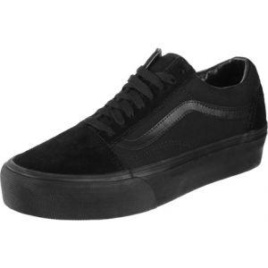 Image de Vans Old Skool Platform, Baskets Femme, Noir (Black/Black Bka), 39 EU