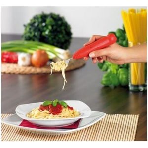 Infactory Fourchette &agrave; spaghetti automatique avec ingi&eacute;nieux syst&egrave;me rotatif