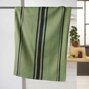 Torchon (70 cm) Comptoir Vert kaki