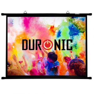 Duronic BPS100 /43 Ecran de projection avec barres et crochets pour vidéoprojecteur - Toile de 100" ou 254 cm (203 x 152 cm)