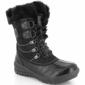 KIMBERFEEL DELMOSCharbon37, Botte de Neige Femme, Charbon, 37 EU