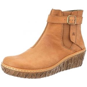 El Naturalista Pour femme. Bottines en cuir N5133 Pleasant Honey / Myt