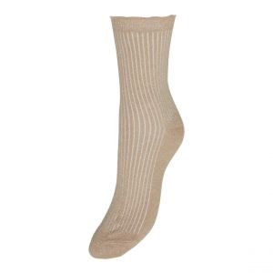 Vero Moda Vmmagic Chaussettes à Paillettes Noos, Gris Clair, Taille Unique Femme