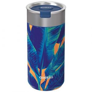 Quokka BOOST BLUE JUNGLE | VERRE THERMIQUE EN ACIER INOXYDABLE POUR CAFÉ 400 ML