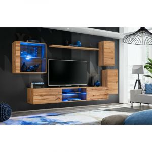 Ensemble Meuble TV " XXIII" 250cm Naturel Prix