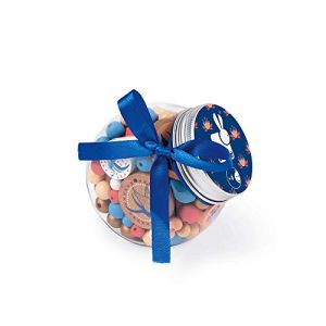 Janod Birdy - Coffret 220 Perles en Bois Enfants, 12 Charms Inclus - Hirondelles, J06671