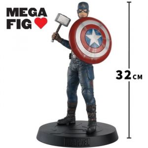 Image de Eaglemoss Figurine - Captain America Mega - 32 cm