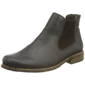 Rieker Z4994, Bottes Chelsea Femme, Bleu