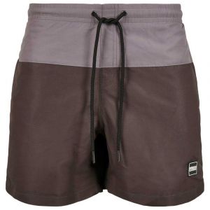 Image de Urban classics Short De Bain Block XL Black Bird / Asphalt