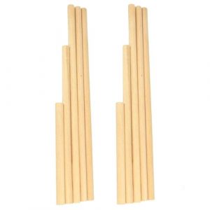 Artémio 10 bâtons en bois pour Macramé