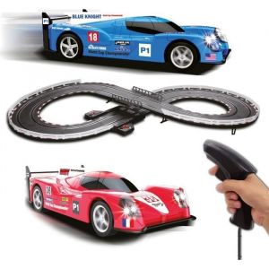 Mgm TURBO CHALLENGE Circuit en 8 piste de 2,68m avec compte tours et 2 véhicules