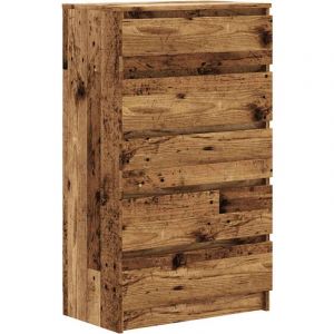 VidaXL Commode vieux bois 60x36x103 cm bois d'ingénierie